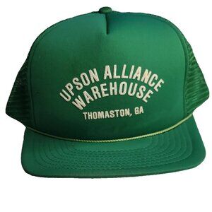 Vintage Snapback Mesh Truckers Hat Upson Alliance Warehouse Thomaston Georgia